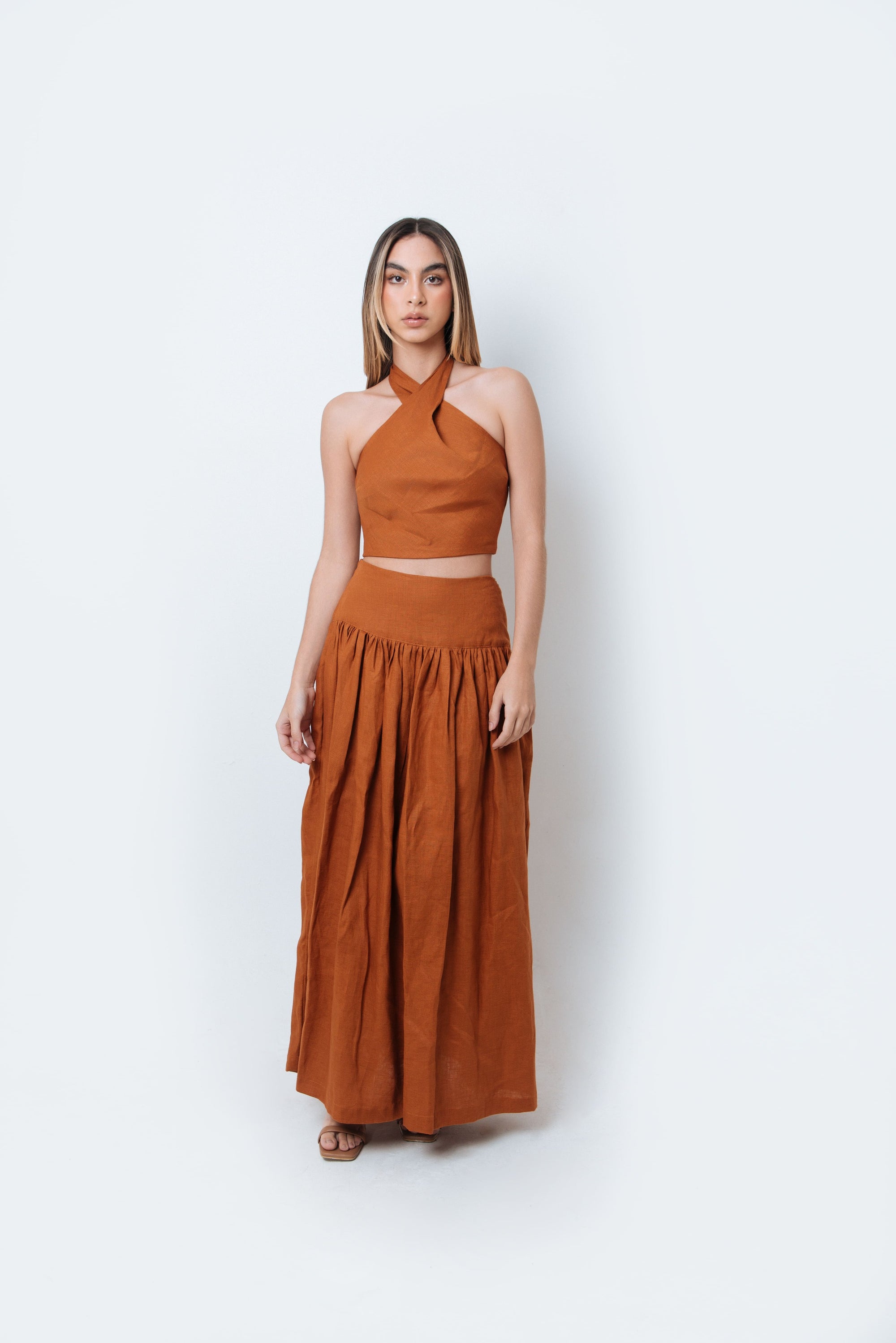 FALDA RAFFIA
