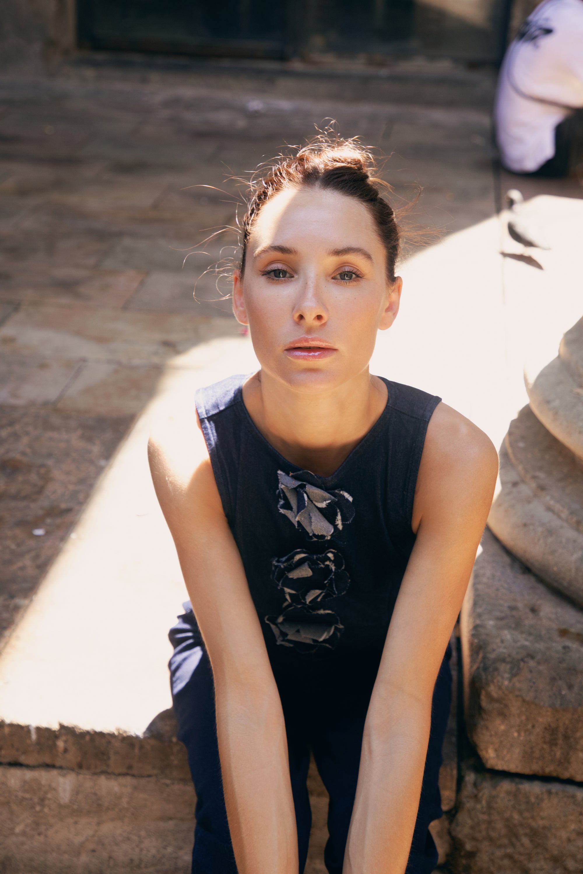 ENTERIZO AZUL DE LA LUNA