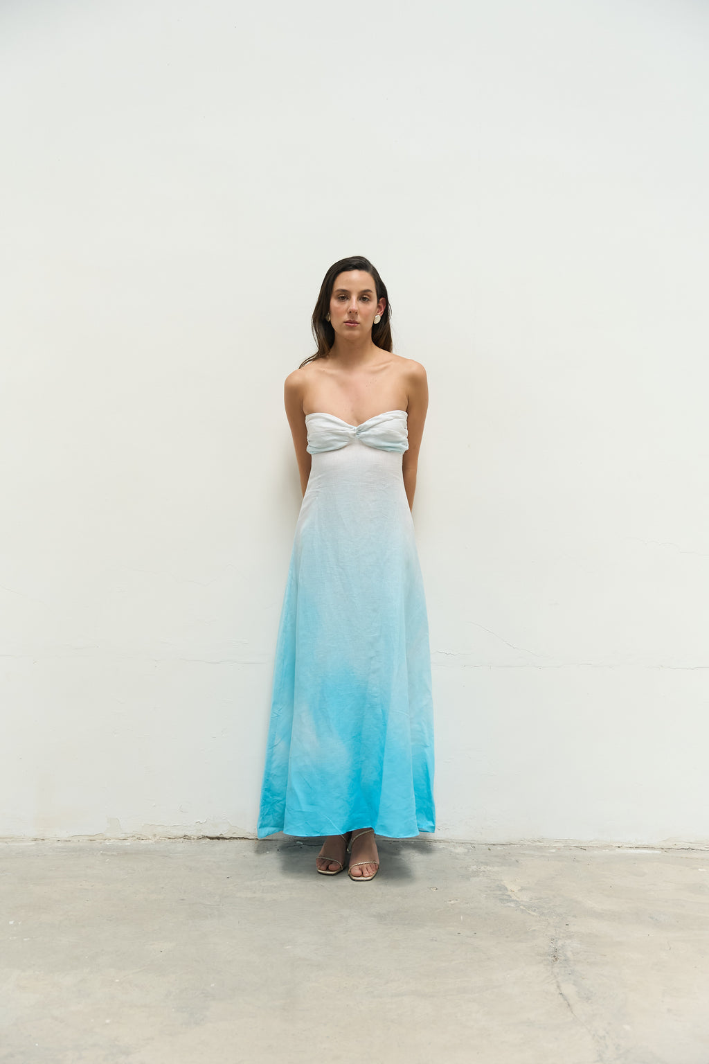 VESTIDO CELESTE