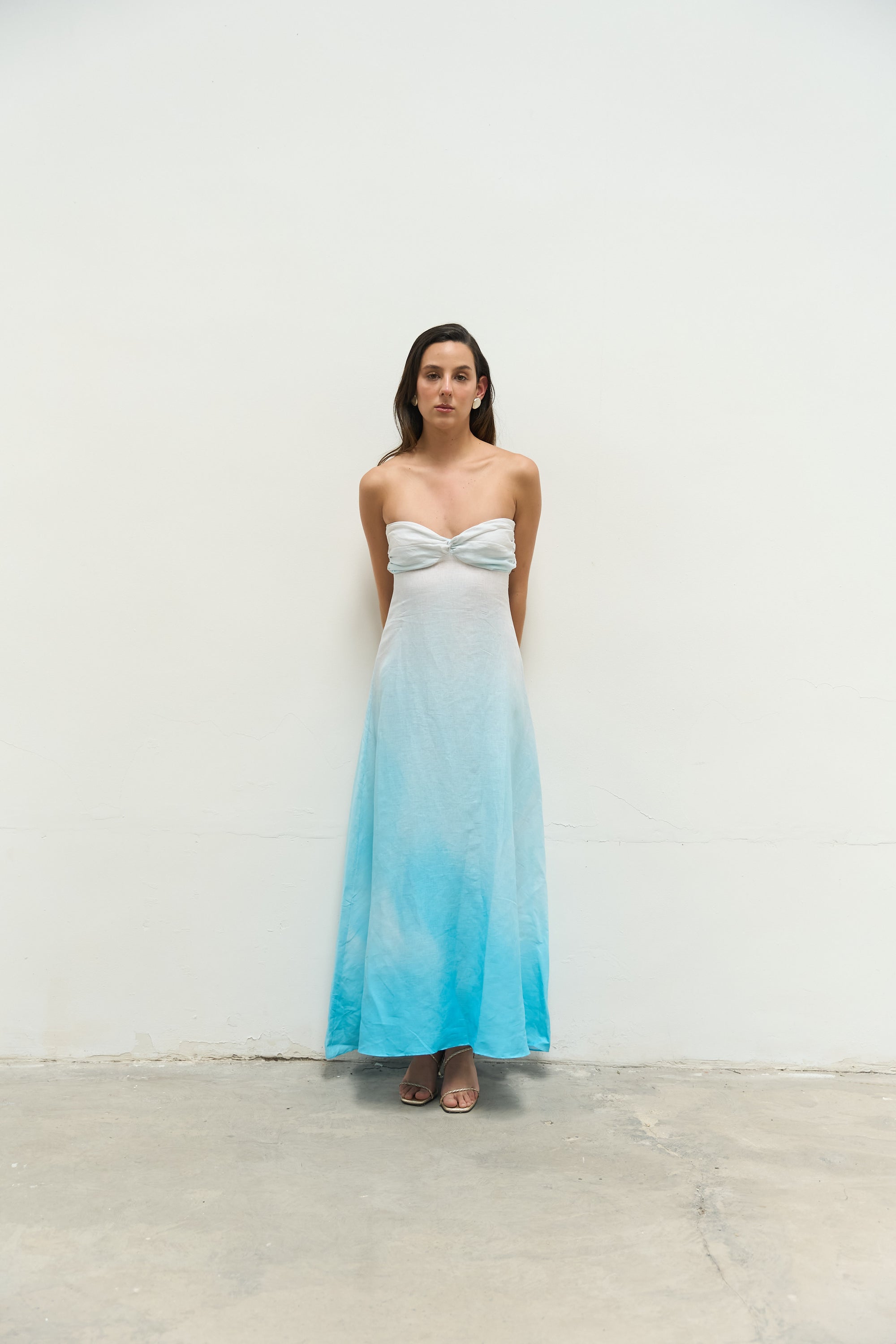 VESTIDO CELESTE