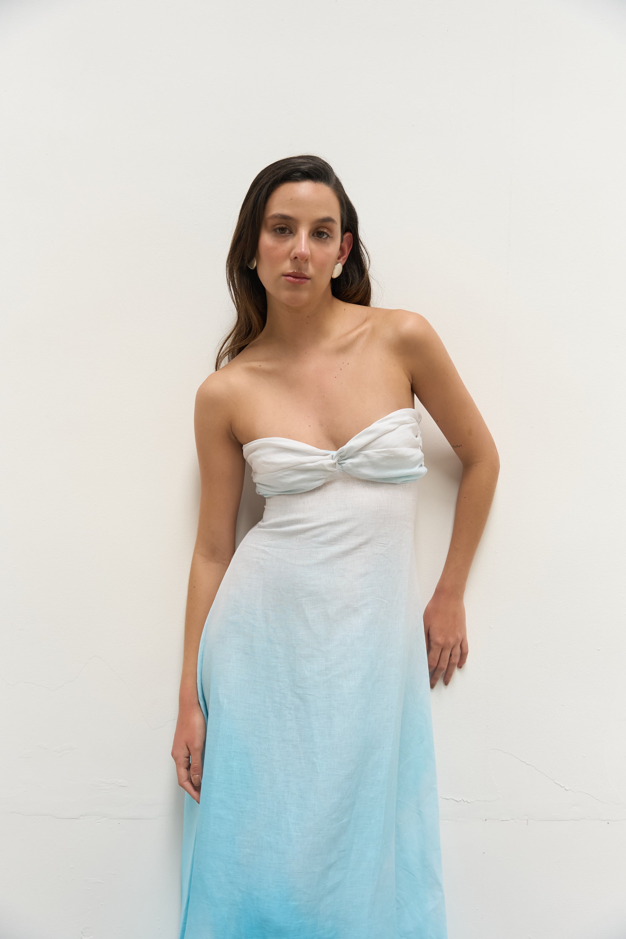 VESTIDO CELESTE